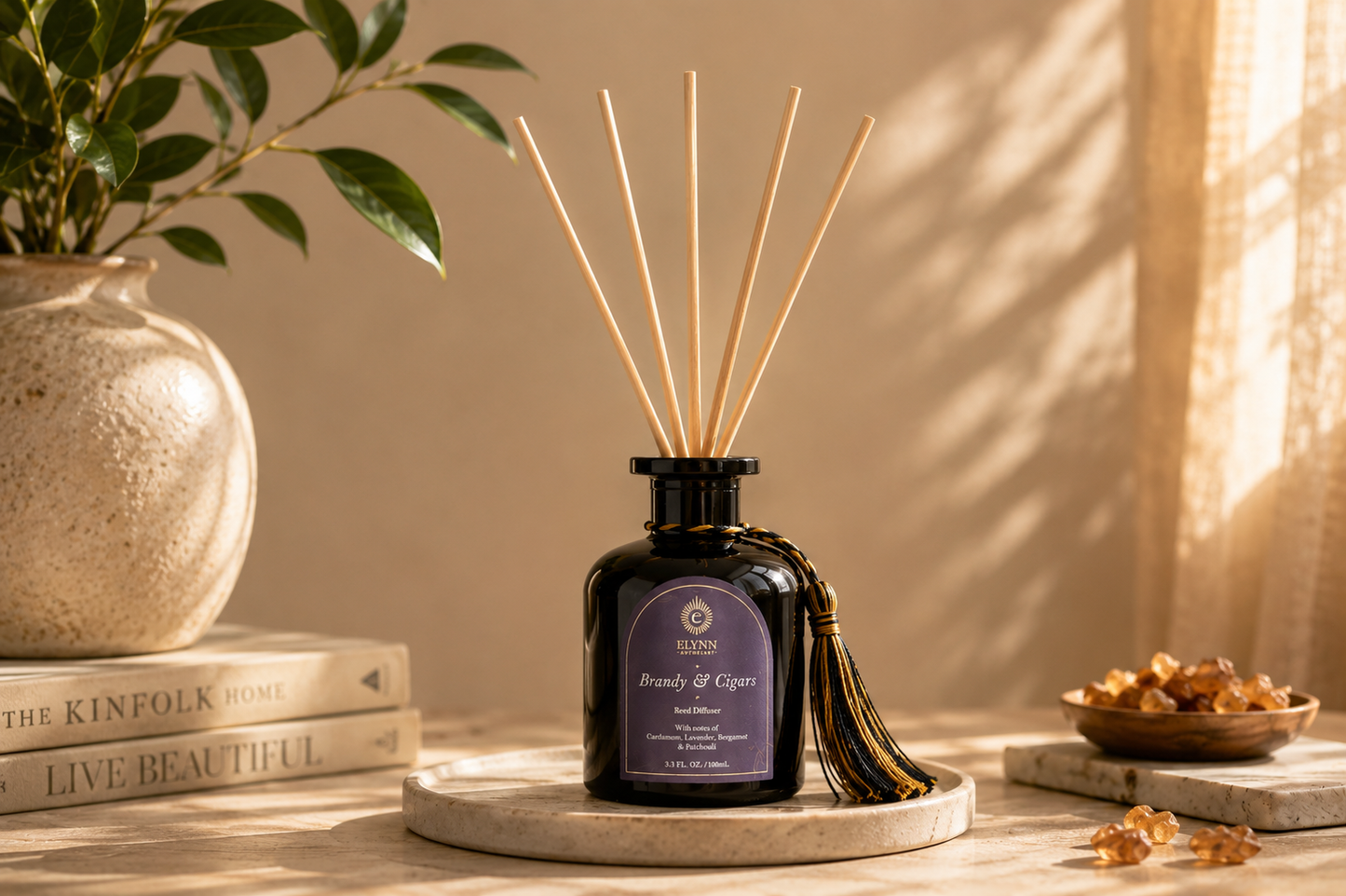 Brandy & Cigars Reed Diffuser