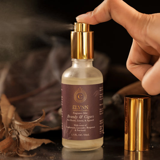 Fragrance Mist for Room, Linen, and Apparel - Brandy and Cigars
