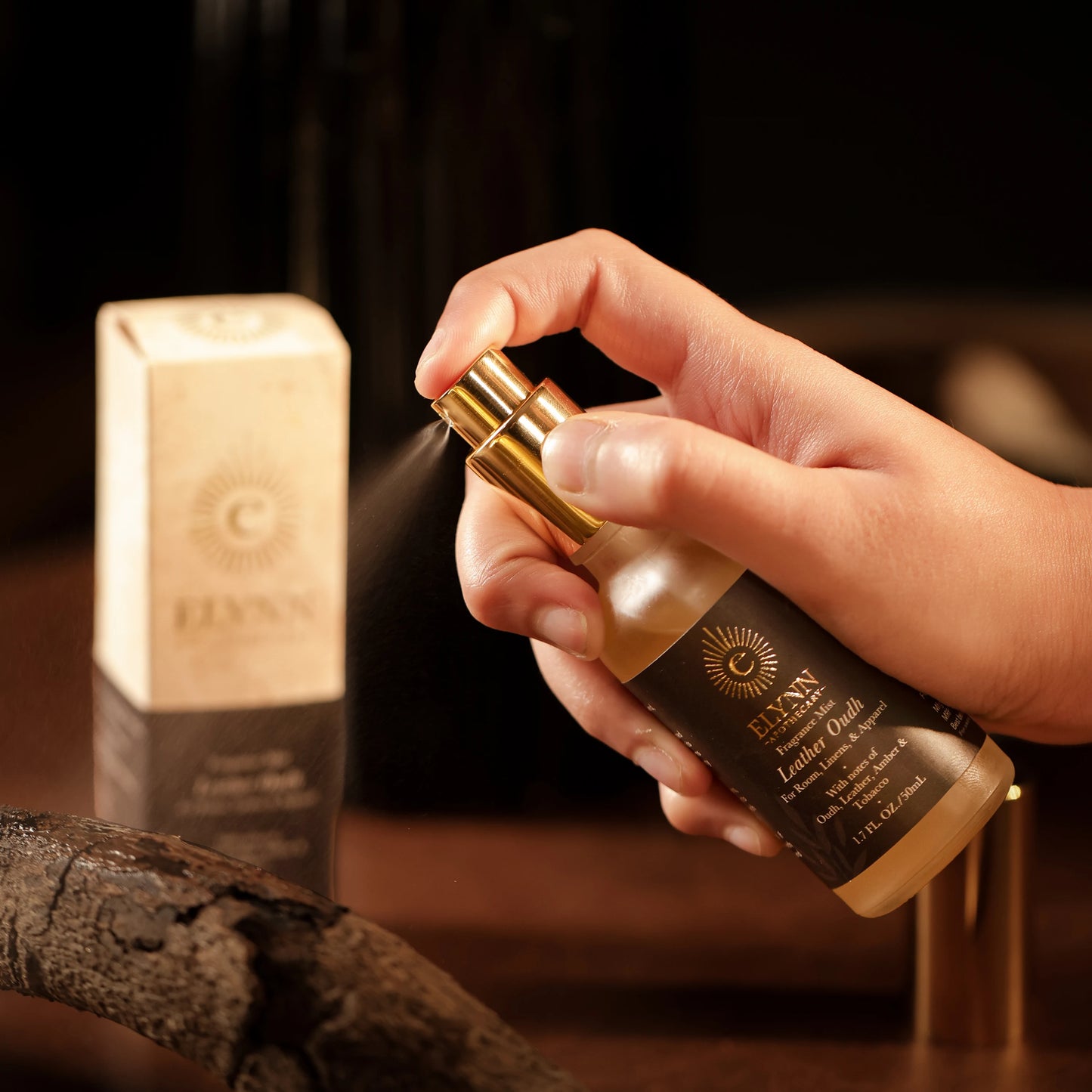 Fragrance Mist for Room, Linen, and Apparel - Leather Oudh