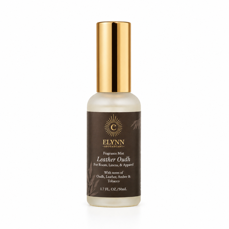 Fragrance Mist for Room, Linen, and Apparel - Leather Oudh