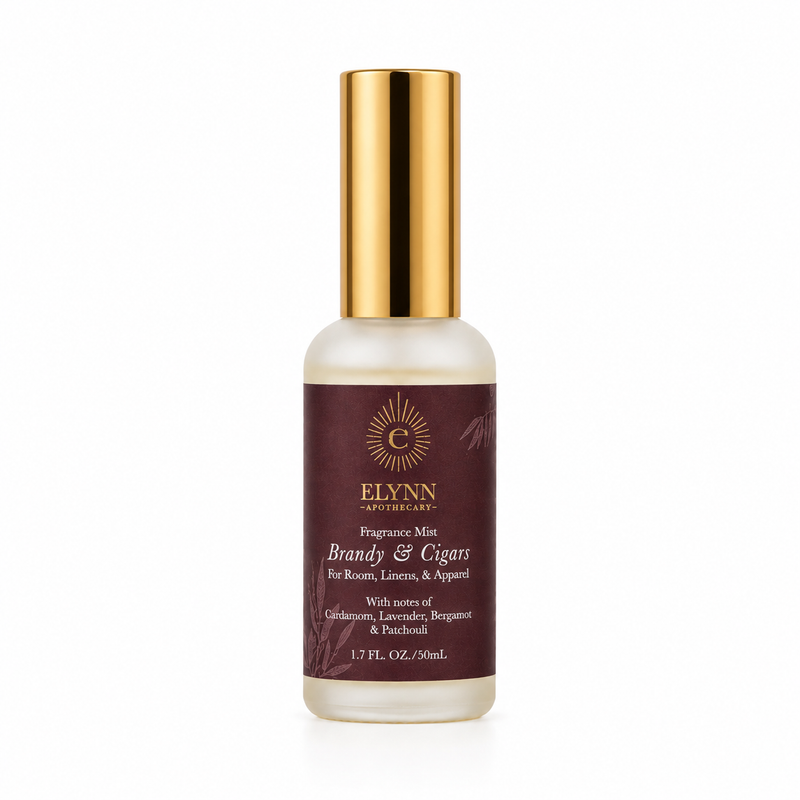 Fragrance Mist for Room, Linen, and Apparel - Brandy and Cigars