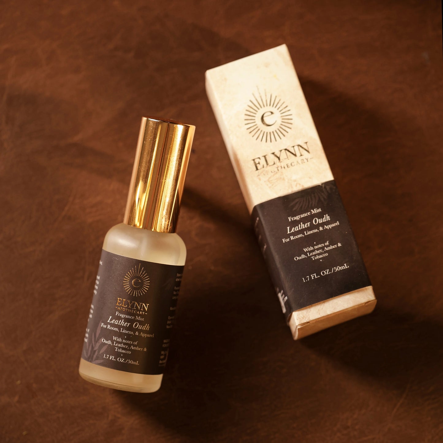 Fragrance Mist for Room, Linen, and Apparel - Leather Oudh
